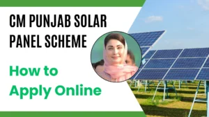 how to apply online for cm punjab solar panel scheme