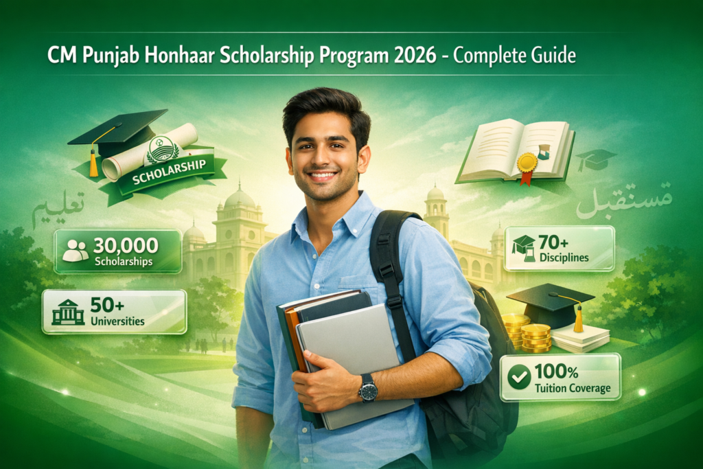 CM Punjab Honhaar Scholarship Program 2026